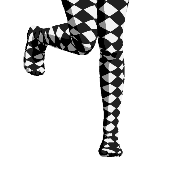 白黒ダイヤ柄